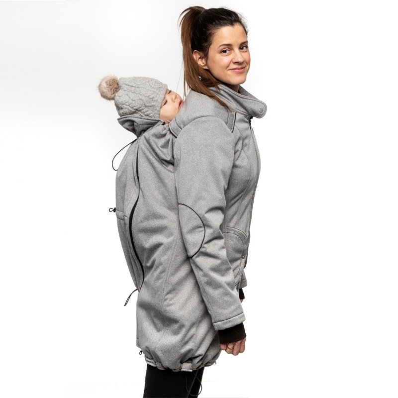 Liliputi Mamacoat manteau de portage et grossesse 4 en 1 Shark