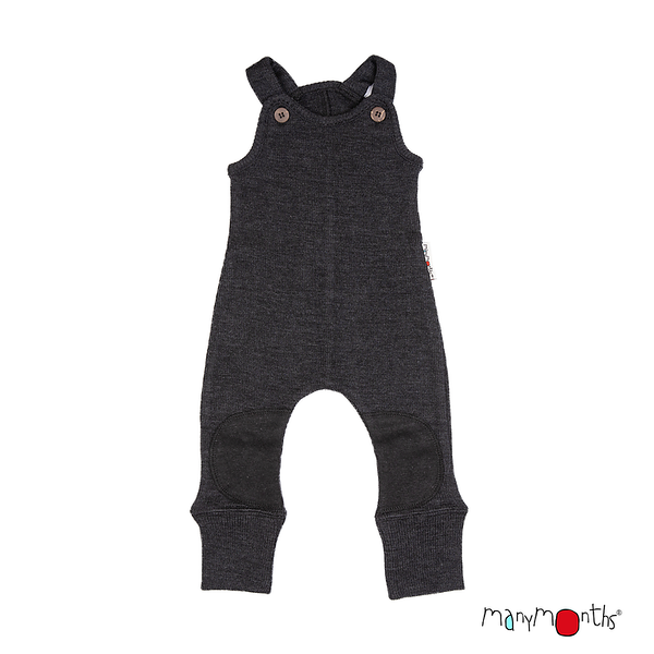 Salopette en laine ManyMonths - coloris 2021 Foggy Black_highres-L