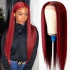 Perruque-Lace-Front-wig-150-malaisienne-Remy-cheveux-naturels-lisses-bordeaux-fonc-couleur-1B-30-perruque