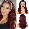 FEELME-99J-Burgundy-Headband-Wigs-Red-Wine-Brazilian-Body-Wave-Human-Hair-Wigs-For-Black-Women