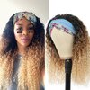 Ombre-100-Human-Hair-Grip-Headband-Scarf-Wig-Curly-Remy-Human-Hair-Wigs-No-plucking-Wigs