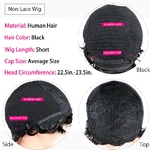 Lollie-Bang-perruque-perruques-de-cheveux-humains-150-densit-mouss-coupe-courte-Bob-perruques-de-cheveux