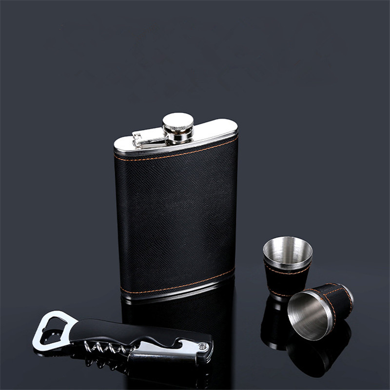 Flasque En Inox 18 Oz Avec 4 Tasses – Idéale Pour Les Sorties En Plein Air !