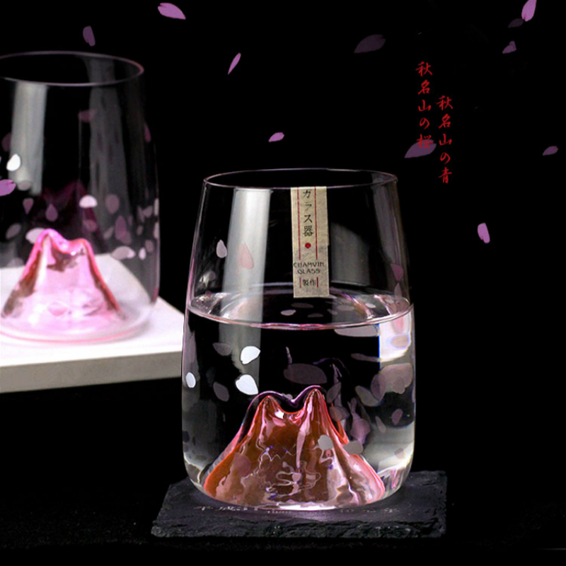 Verre-whisky-sans-fleurs-style-japonais-coupe-de-montagne-d-automne-femme-fille-ch-rie-cognac
