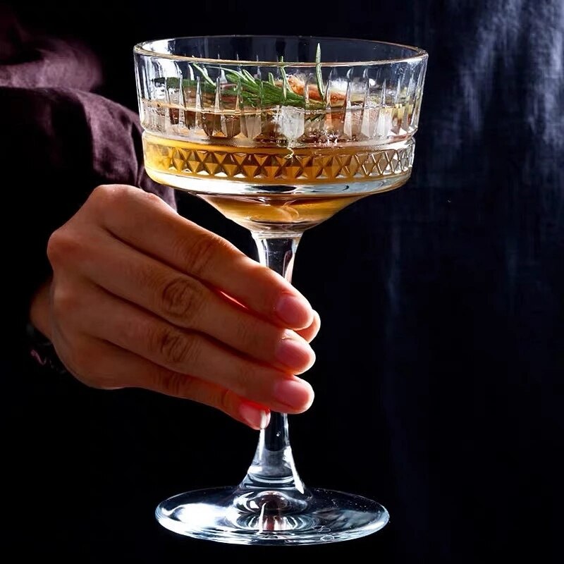 Verre-Martini-Grav-de-260ml-Coupe-Cocktail-Champagne-Strihear-pour-Bar-Domicile-Vin-Bo-te-de