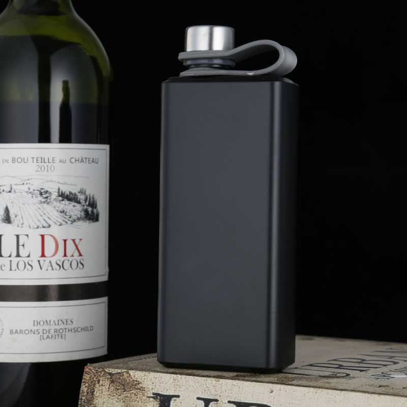 Bouteille De Whisky En Acier Inoxydable, Flacon De Vin De 7oz, Bouteilles  Dalcool De Voyage En Argent Du 5,7 €