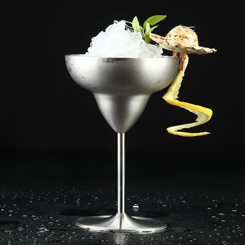Lot 2 verres margarita métal