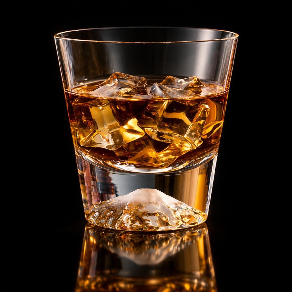 verre-a-whisky-japonais-mountain-fond-noir
