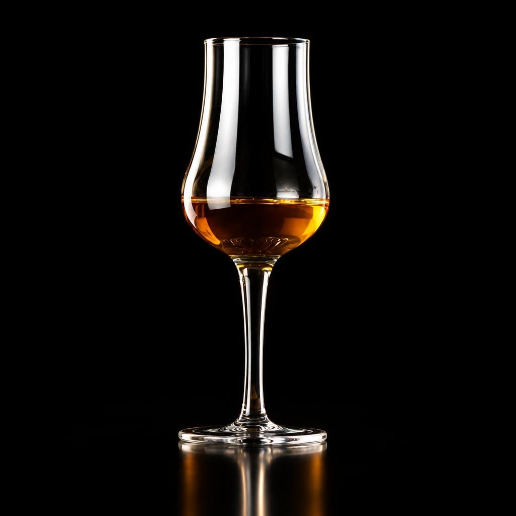verre-tulipe-en-cristal-fond-noir
