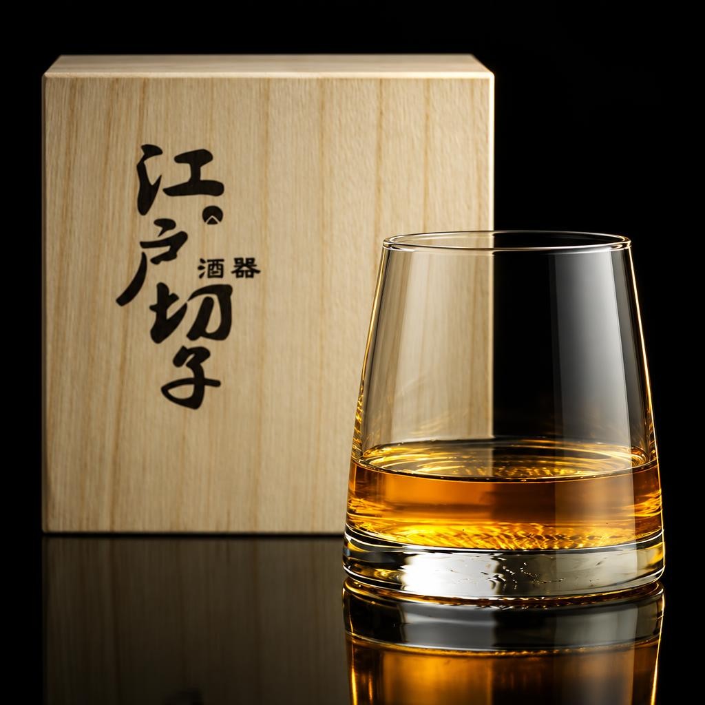 verre-a-whisky-japonais-artistique-fond-noir