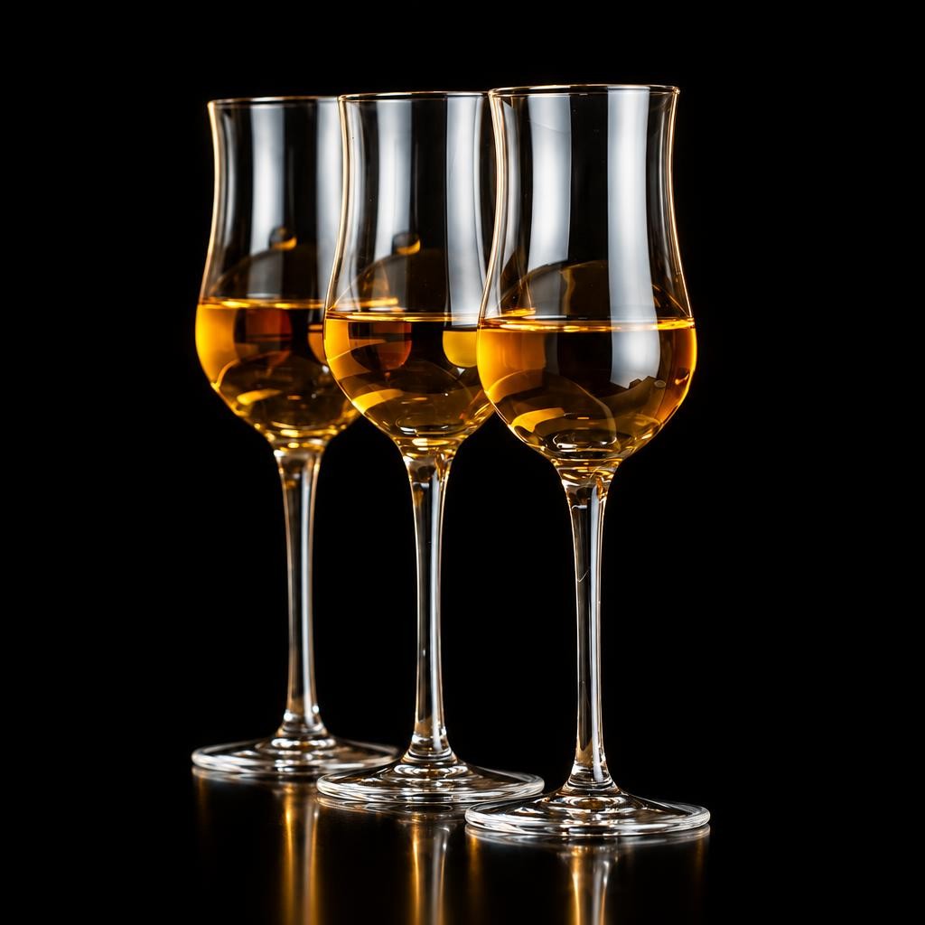 verre-tulipe-nez-snifter-fond-noir