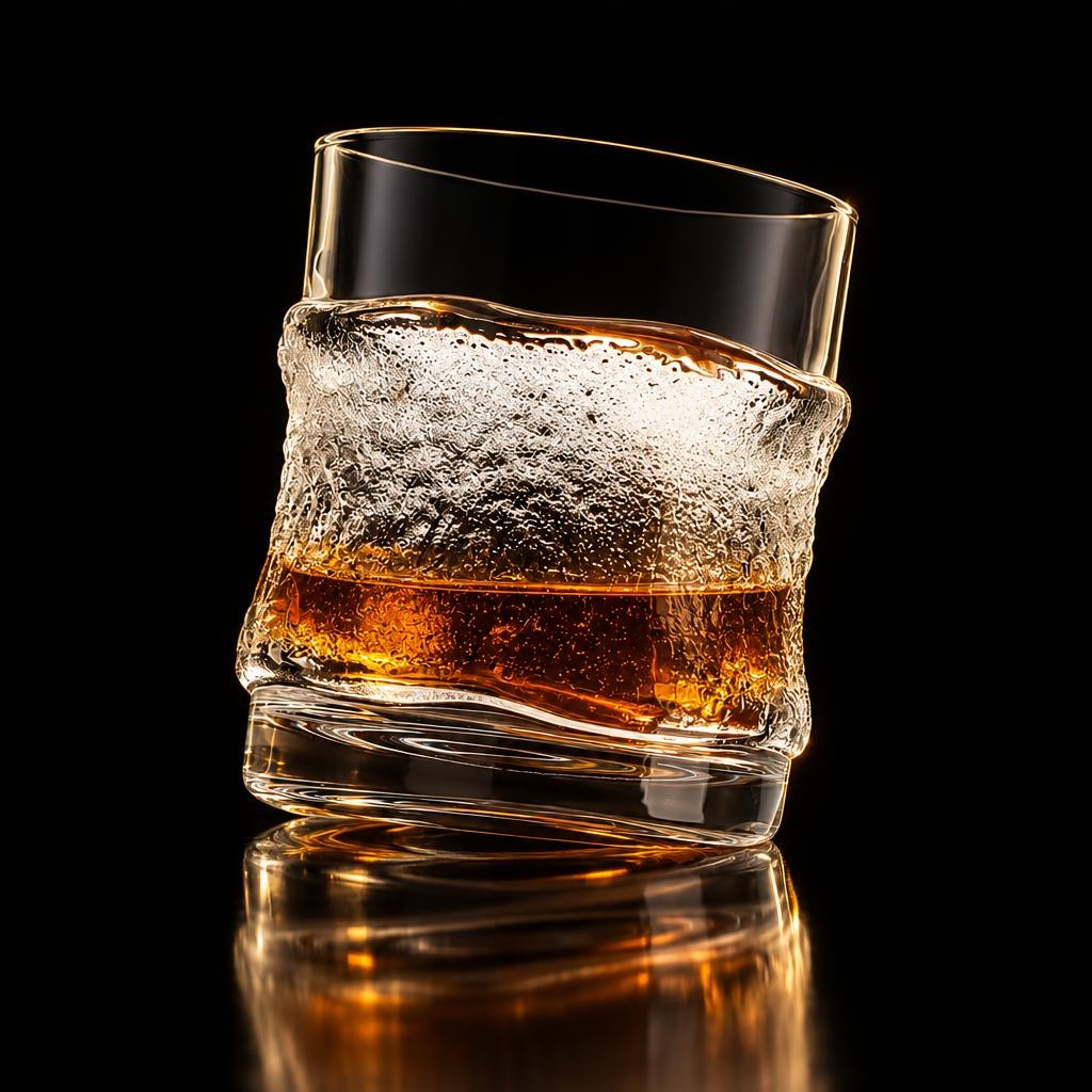 verre-a-whisky-japonais-glace-fond-noir