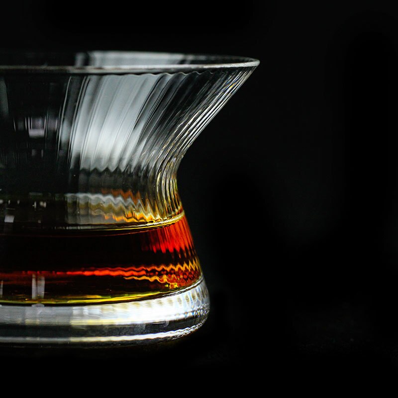 Neat-EDO-bol-en-verre-en-cristal-verre-vin-Whisky-Cappie-Hanyu-avec-rayures-rotatives-bo