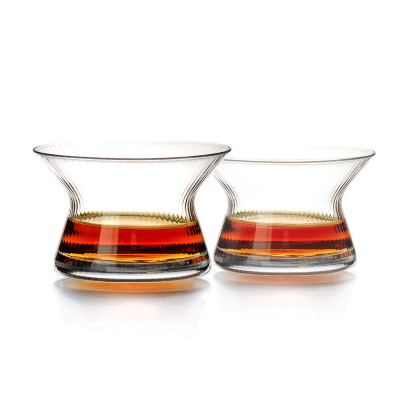 Neat-EDO-bol-en-verre-en-cristal-verre-vin-Whisky-Cappie-Hanyu-avec-rayures-rotatives-bo