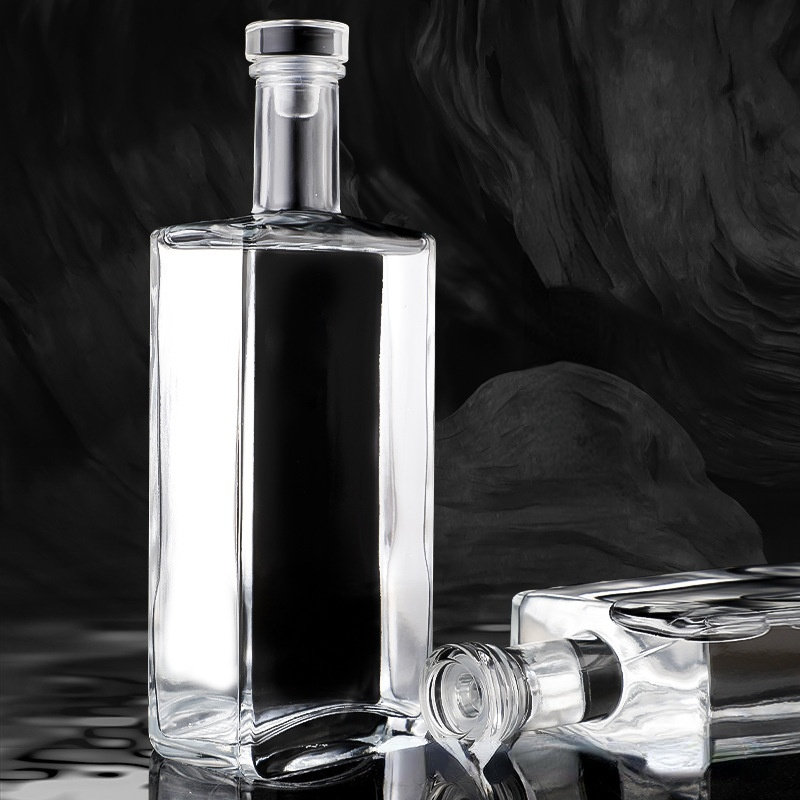 creative hill bouteille de vin en verre complet bouteille scell e auto brassante carafe flasque whisky