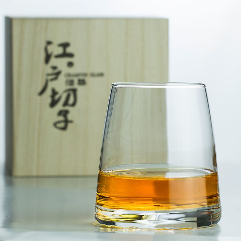 tasse whisky en cristal japonais edo kiriko