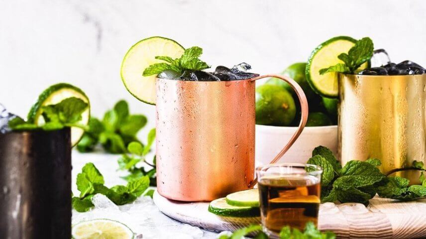 3 verres moscow mule