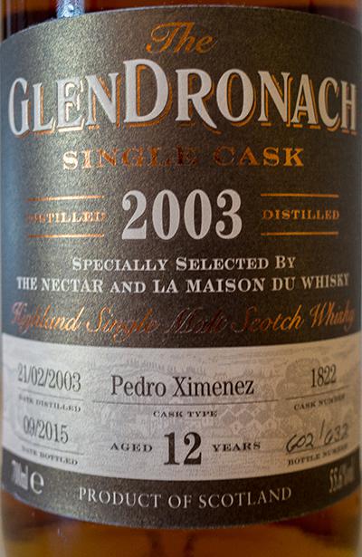 glendronach 2003 2