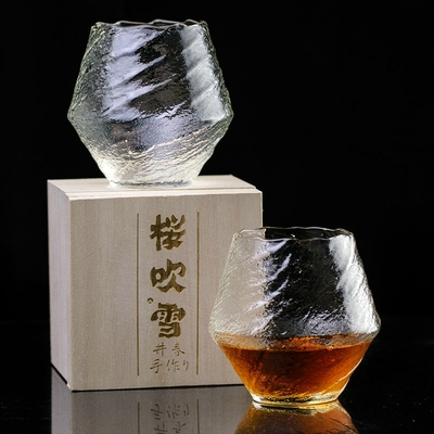 Verre à whisky en cristal japonais