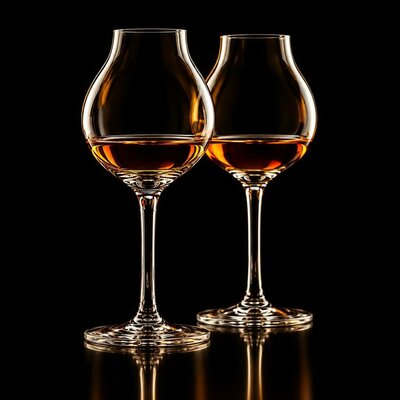 lot-2-verres-tulipe-degustation-fond-noir