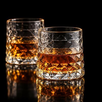 verre-a-whisky-vintage-prisme-fond-noir
