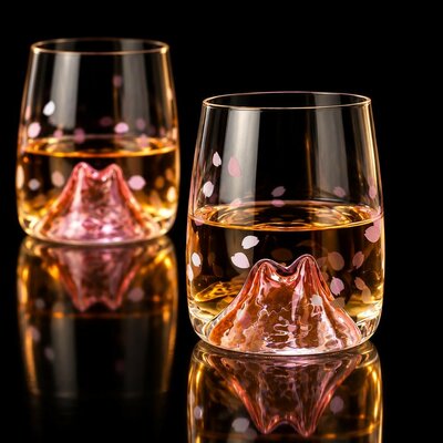p228-verre-japonais-automne-fond-noir