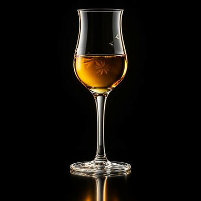 verre-tulipe-sculpte-fond-noir
