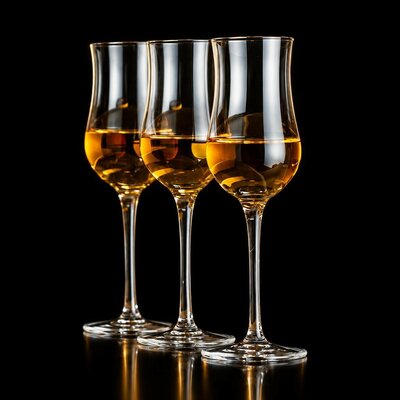 verre-tulipe-nez-snifter-fond-noir