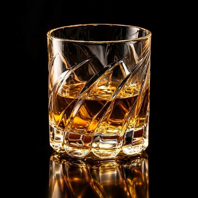 verre-a-whisky-rotatif-sculpte-fond-noir