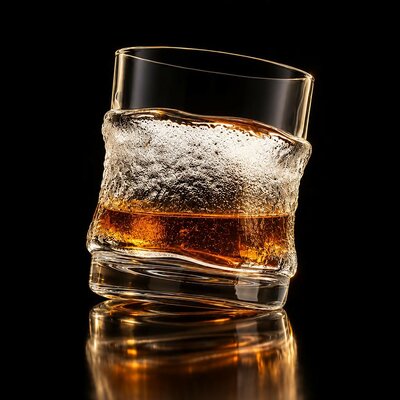 verre-a-whisky-japonais-glace-fond-noir