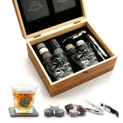 Whisky-pierres-coffret-cadeau-whisky-verre-ensemble-de-2-granit-refroidissement-whisky-roches-Scotch-Bourbon-whisky