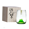 Verre-whisky-sans-fleurs-style-japonais-coupe-de-montagne-d-automne-femme-fille-ch-rie-cognac