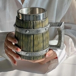 Tasse-bi-re-de-style-bois-viking-tasse-caf-en-acier-inoxydable-en-r-sine-3D