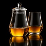 verre-tulipe-couvercle-fond-noir