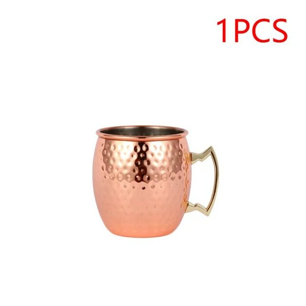 Verre Cuivre SuproBarware Moscow Mule Lot De 4 Tasses Pour Cocktails En Acier Inoxydable Plaqué Cuivre 540 Ml Avec Pailles En Cuivre, Doseur Et Cuillère, Cadeau Parfait Pour Les Boissons Froides Moscow