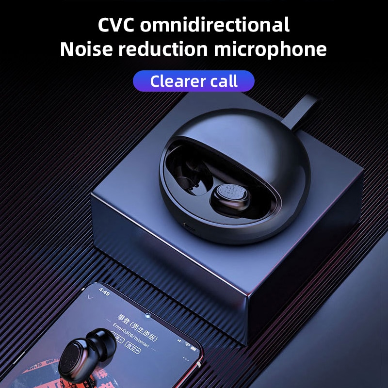 Affichage-de-LED-dans-l-oreille-TWS-couteur-rond-style-Bluetooth-V5-0-contr-le-tactile