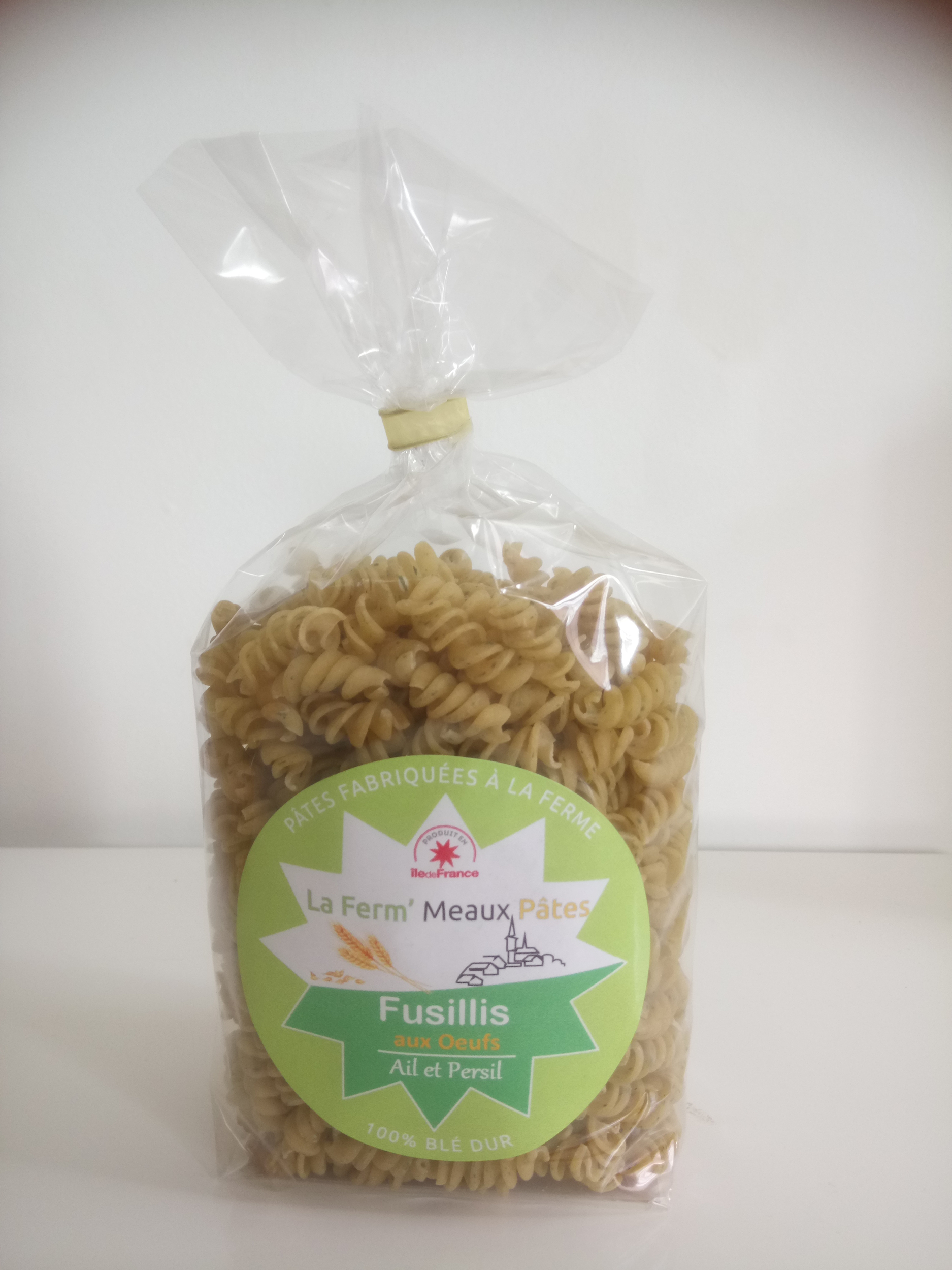 fusillis 250 g ail et persil aux oeufs
