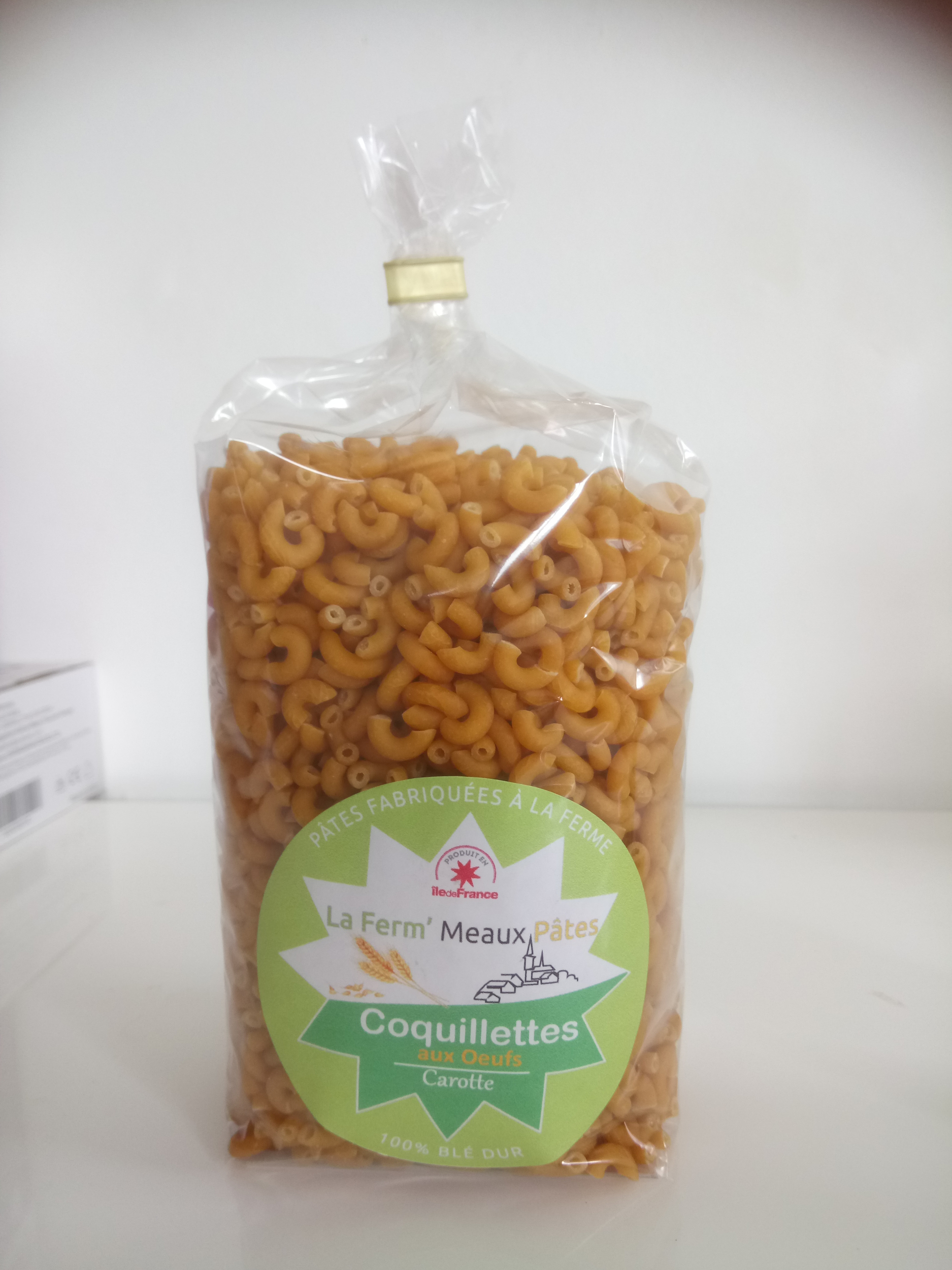 coquillettes 500g carotte aux oeufs