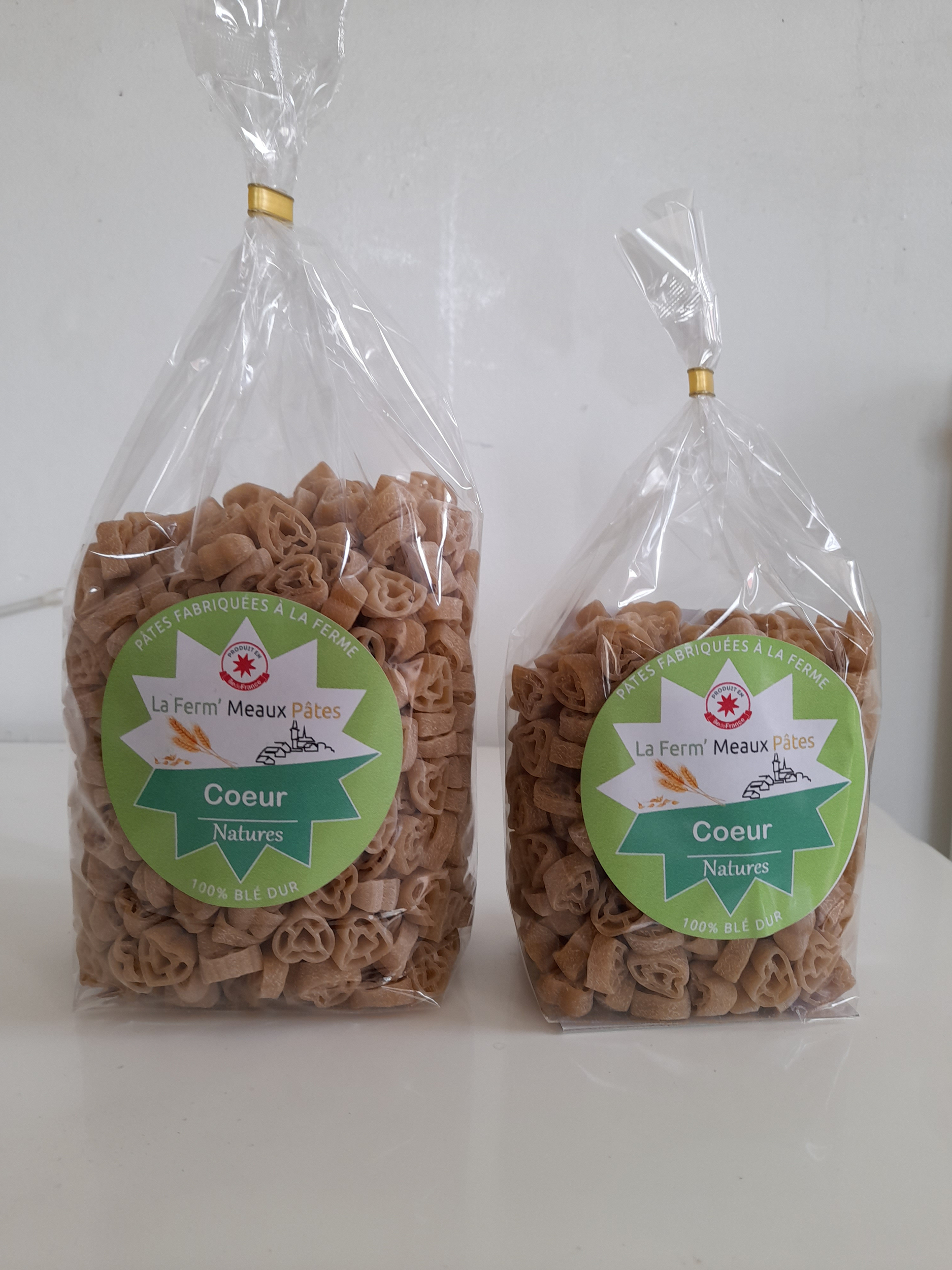 coeur natures sans oeufs 500g et 250g