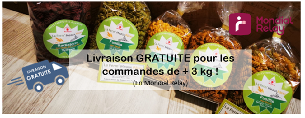 livraison offerte cde 3kg