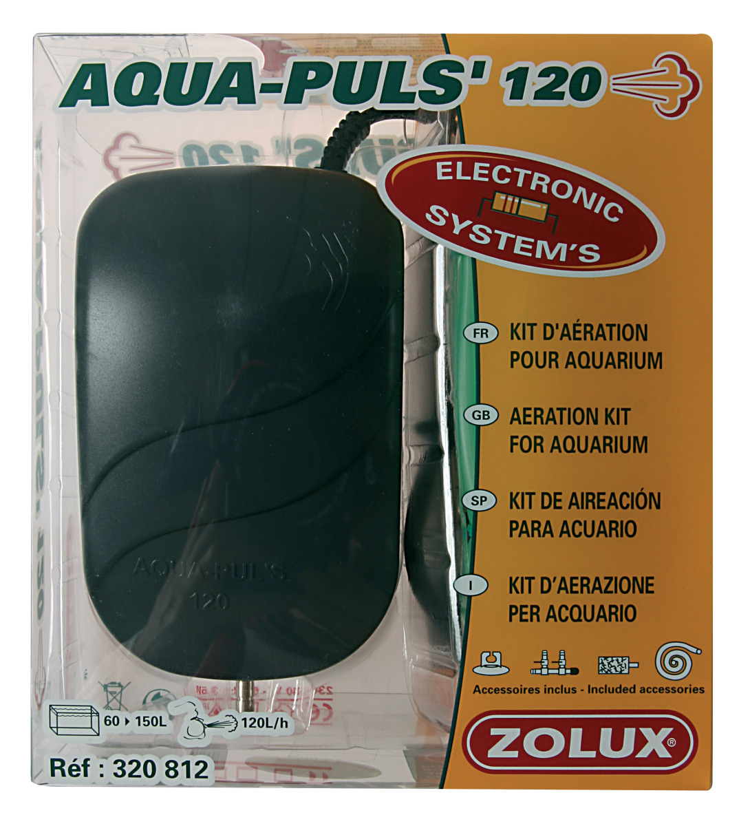 Zolux Valve anti-retour pour pompe à air d'aquarium