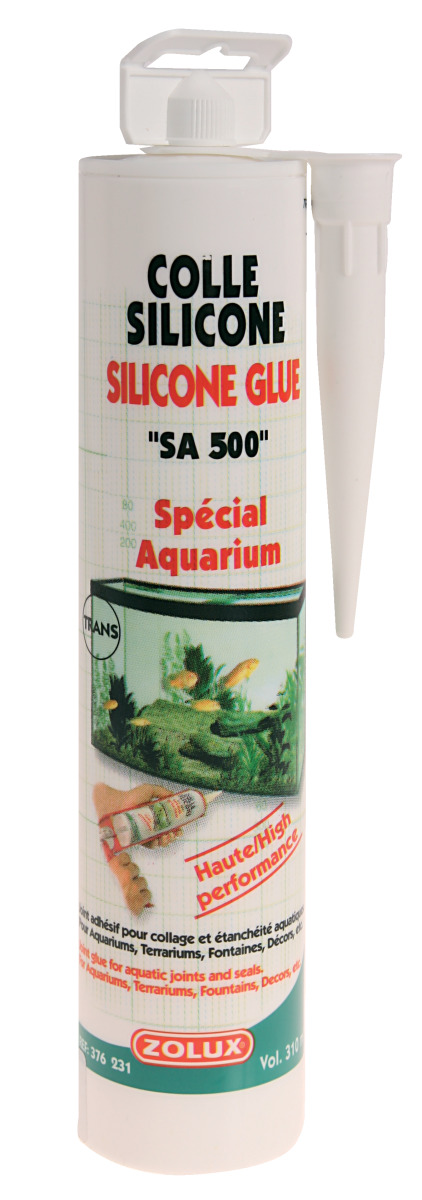 Colle silicone Spécial aquarium - Zolux- Transparent - 80 ml Zolux