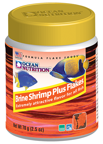 OCEAN NUTRITION Brine Shrimp Plus Flocons 70 gr. nourriture à base d\' artémia frais pour tous poissons marins