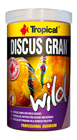 TROPICAL Discus Gran Wild 250 ml nourriture multi-ingrédients en granulées avec algues, krill et fruits pour Discus