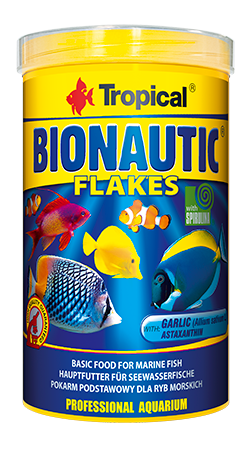 TROPICAL BioNautic Flakes 250 ml nourriture en flocons pour poissons marins omnivores de petite et moyenne taille