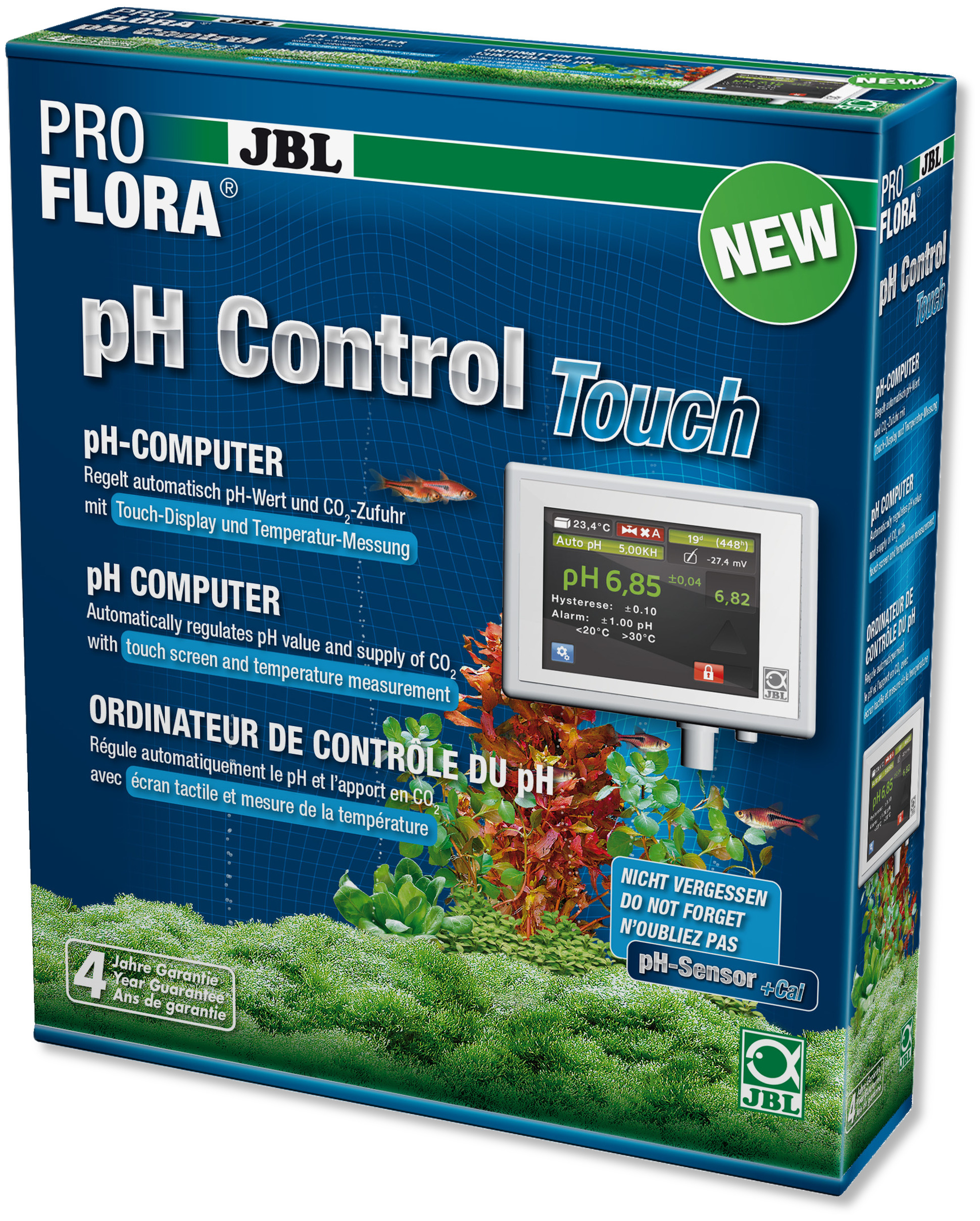JBL ProFlora pH-Control Touch contrôleur de CO2 et pH pour aquarium