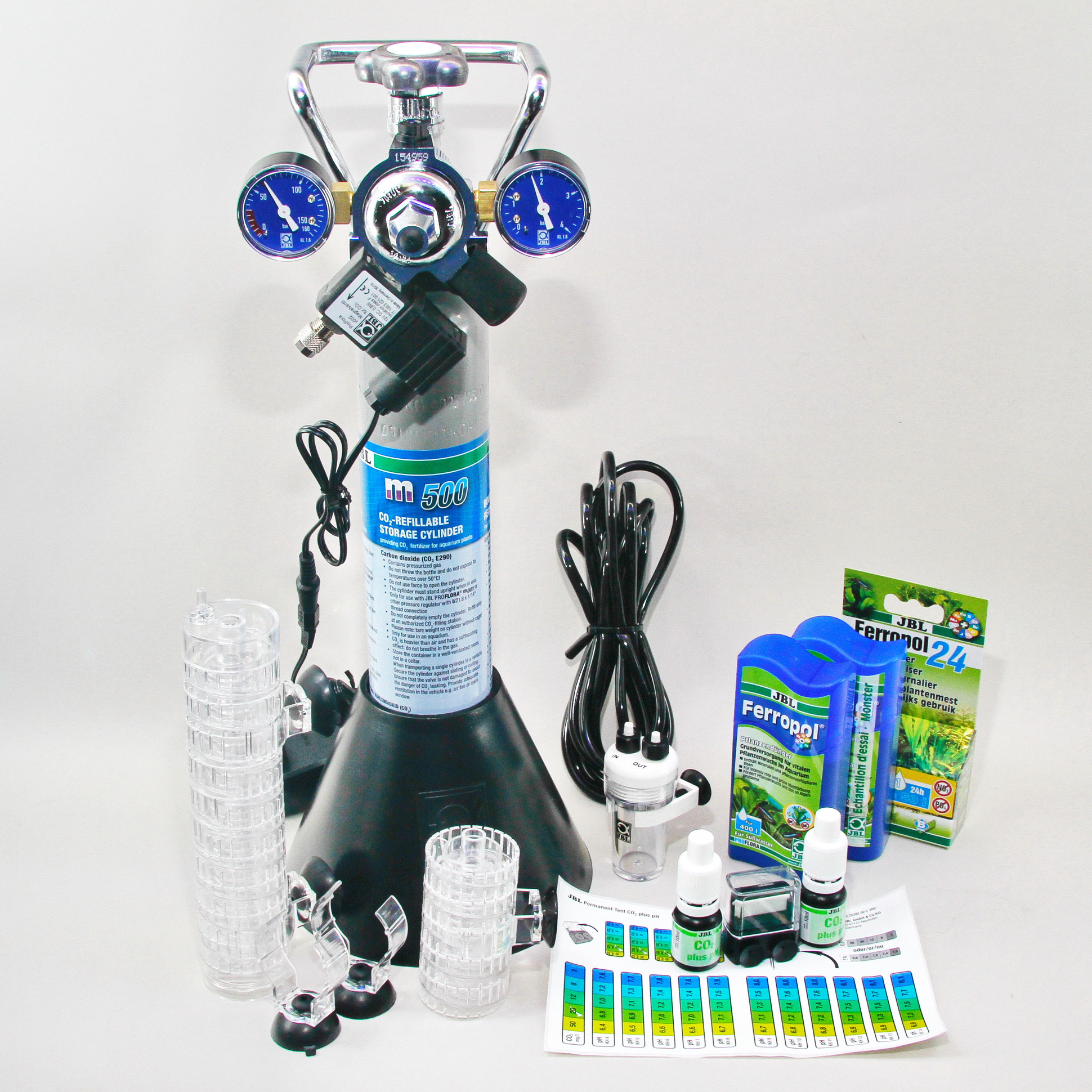 JBL ProFlora m502 kit CO2 avec bouteille rechargeable 500 gr. et