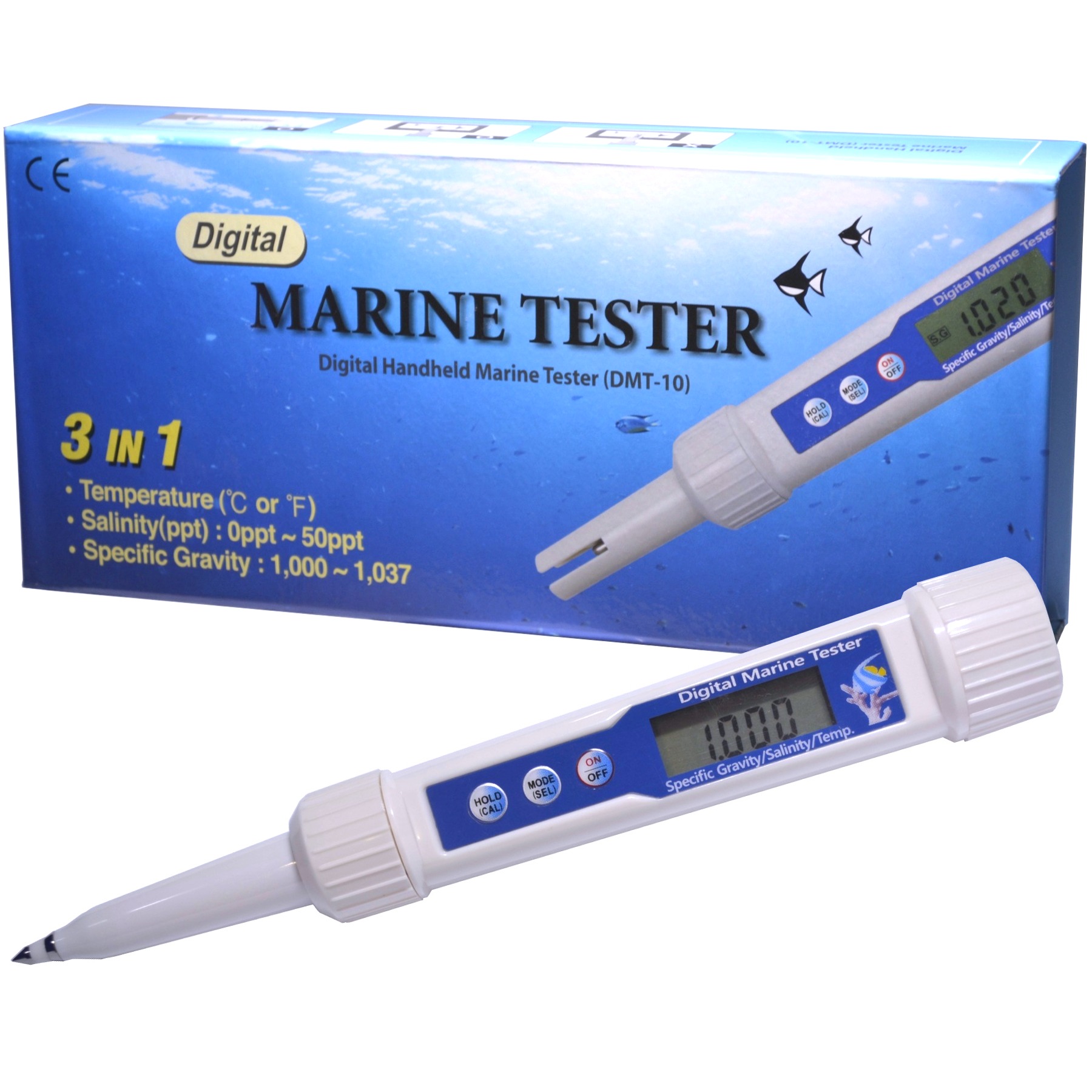 HYDROMETRE PRO - Mesure de la densité en sel pour aquarium marin