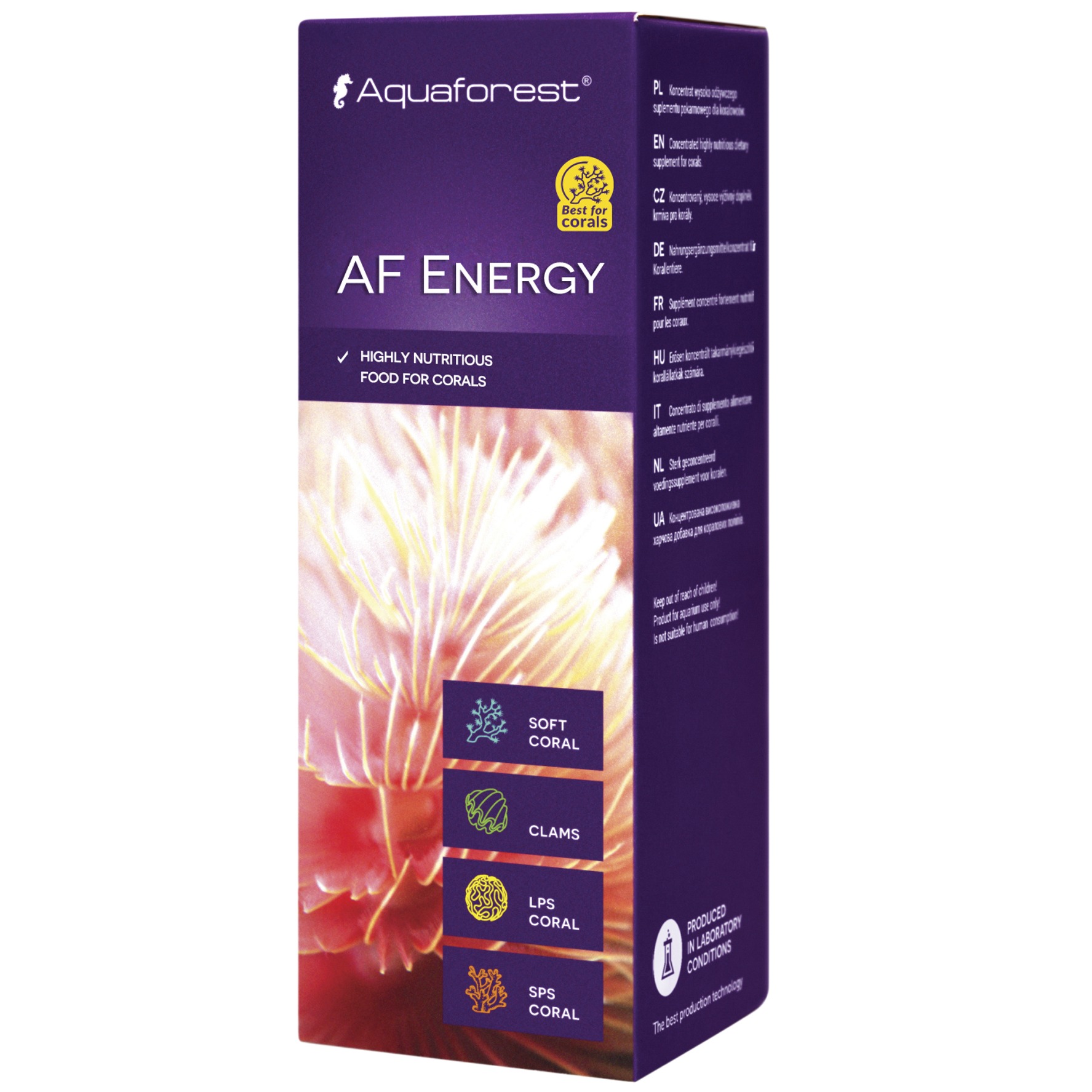 AQUAFOREST AF Energy 50 ml concentré nutritif pour l'alimentation des coraux