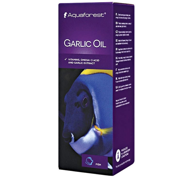 AQUAFOREST Garlic Oil 50 ml complément nutritif pour poissons marins